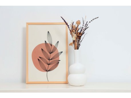 WALLXPERT Vaza Canber White