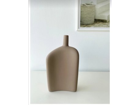 WALLXPERT Vaza Celery Brown