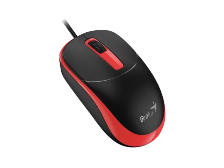 GENIUS DX-123 USB Optical crno-crveni miš