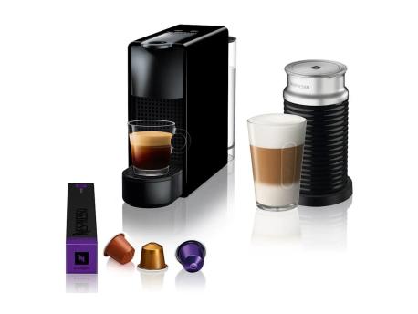 NESPRESSO Essenza Mini Black & Aeroccino Aparat za kafu i aparat za pravljenje pene od mleka (A3NC30EUBK-TX)