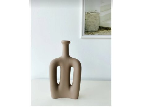 WALLXPERT Vaza Lotus Brown