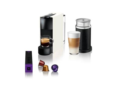 NESPRESSO Essenza Mini White & Aeroccino Aparat za kafu i aparat za pravljenje pene od mleka (A3NC30EUWH-TX)