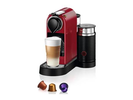 NESPRESSO CitiZ&milk Cherry Red Aparat za kafu i aparat za pravljenje pene od mleka (C123-EUCRN2-S)