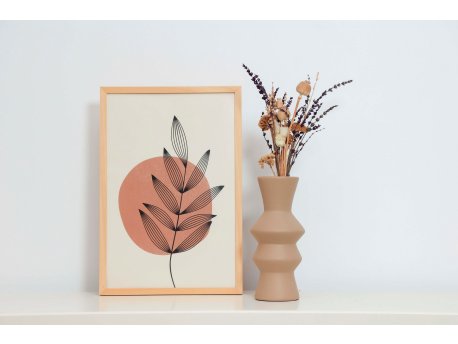 WALLXPERT Keramička vaza Zigas Beige