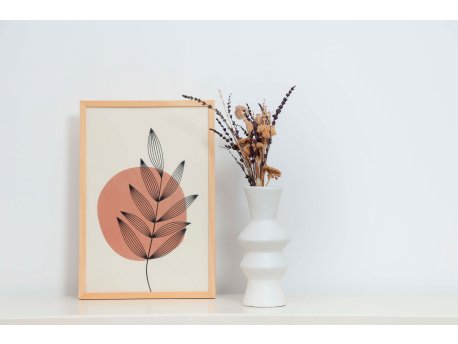 WALLXPERT Keramička vaza Zigas White