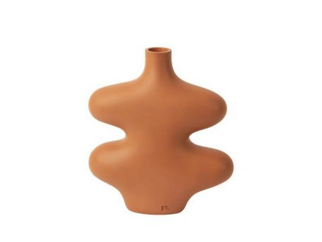 WALLXPERT Orange keramička vaza CY0093