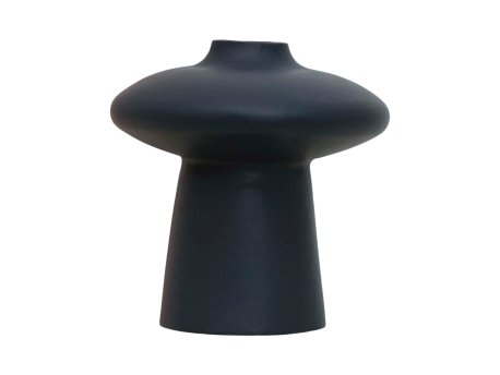 WALLXPERT Vaza keramička Porcini Anthracite