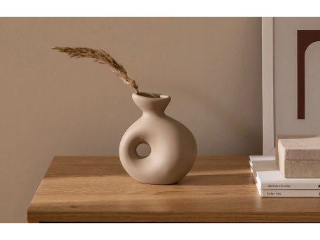 WALLXPERT Vaza svetlo braon CY0148