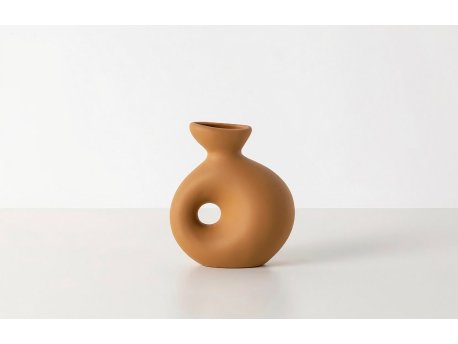 WALLXPERT Keramička vaza boja senf CY0150