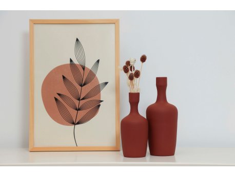WALLXPERT Vaza Whells Tile Red