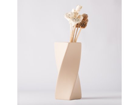 WALLXPERT Vaza Sprial Long Beige