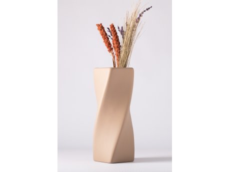 WALLXPERT Vaza Sprial Long Brown