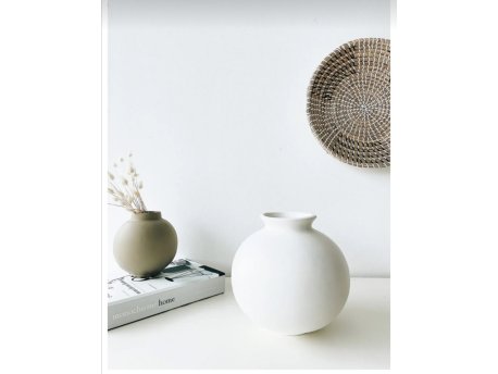 WALLXPERT Keramička vaza Topi White