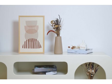 WALLXPERT Keramička vaza Conical Beige