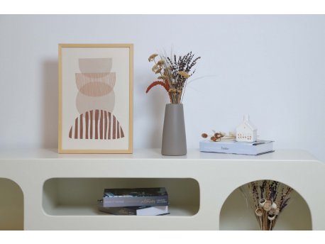 WALLXPERT Keramička vaza Conical Mink