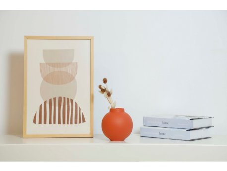 WALLXPERT Keramička vaza Topic Orange