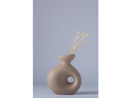 WALLXPERT Keramička vaza Delta Brown