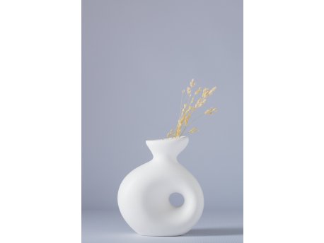 WALLXPERT Keramička vaza Delta White