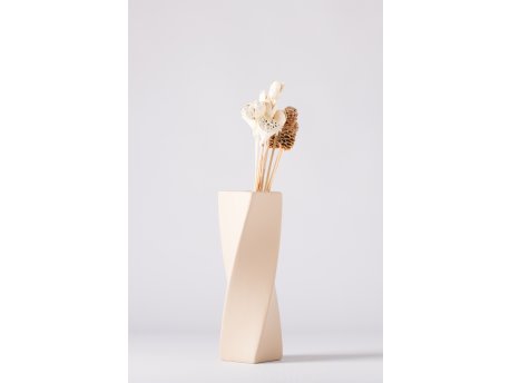 WALLXPERT Vaza Sprial Short Beige
