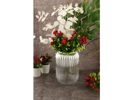 WALLXPERT Vaza staklena Line D20K