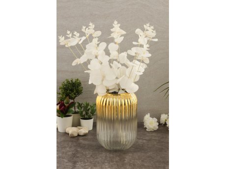 WALLXPERT Staklena vaza Line D20G