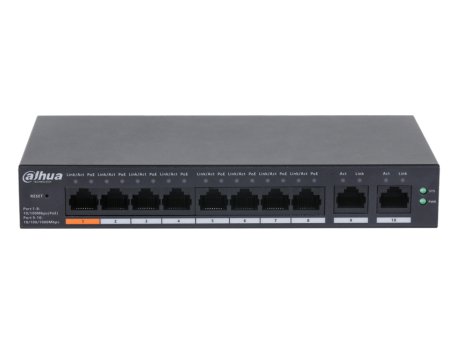 DAHUA CS4010-8ET-60 10-Port Cloud Managed Desktop Switch with 8-Port PoE
