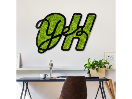 WALLXPERT Dekorativni zidni pribor zelene boje Moss Oh Yes