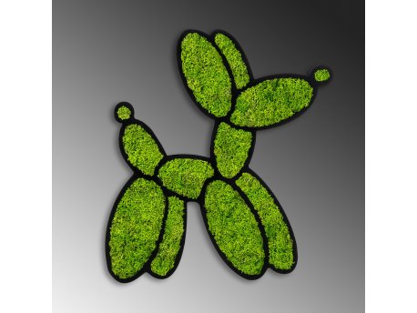 WALLXPERT Dekorativni zidni pribor Moss Balloon Dog