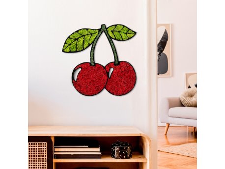 WALLXPERT Dekorativni zidni pribor Moss Cherry