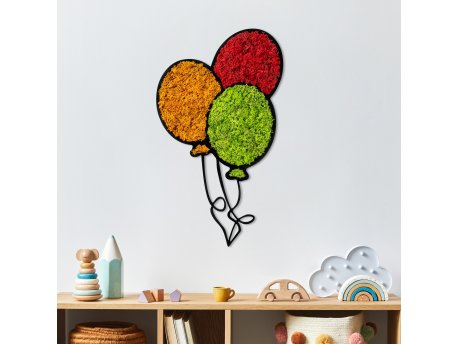 WALLXPERT Dekorativni zidni pribor Moss Balloons