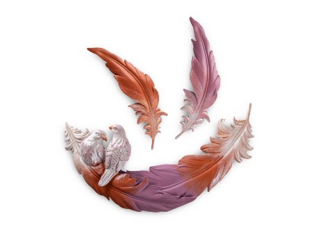 WALLXPERT Dekorativni zidni pribor Love Birds 3