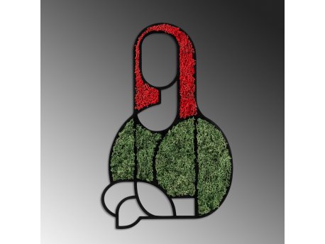 WALLXPERT Dekorativni zidni pribor Moss Mona Lisa