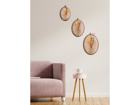WALLXPERT Dekorativni zidni pribor Aluk Beige