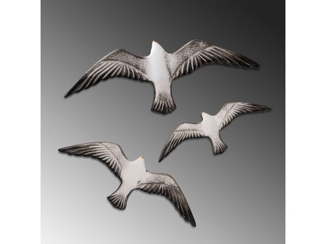 WALLXPERT Dekorativni zidni pribor Flying Seagulls 2