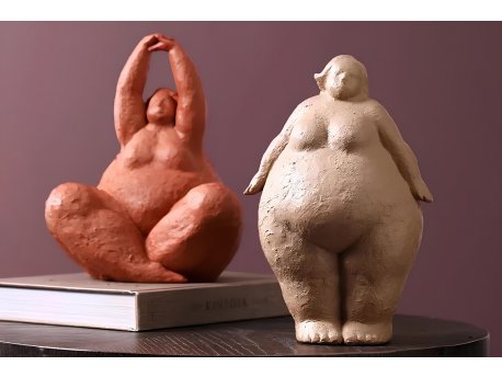 WALLXPERT Set ukrasnih predmeta (2 komada) Tile Red Latte figure CY0395