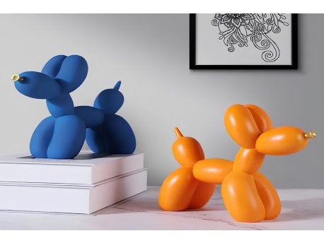 WALLXPERT Set ukrasnih predmeta (2 komada) Plava Orange figure CY0409