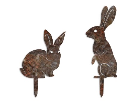 WALLXPERT Set ukrasnih predmeta (2 komada) figure Rabbits A 01