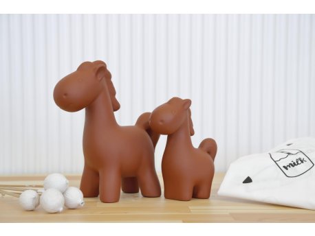 WALLXPERT Set ukrasnih predmeta (2 komada) figure Horse Tile Red