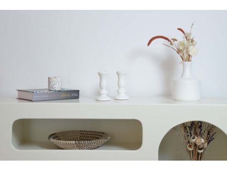 WALLXPERT Set ukrasnih predmeta (2 komada) figure Candle White