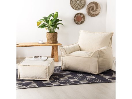 Atelier del Sofa 1-Seat Sofa Notre Set Beige