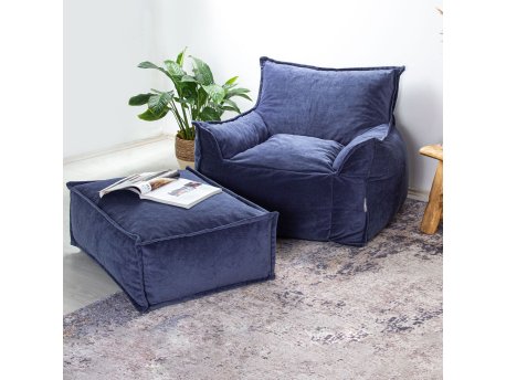 Atelier del Sofa 1-Seat Sofa Notre Set Indigo