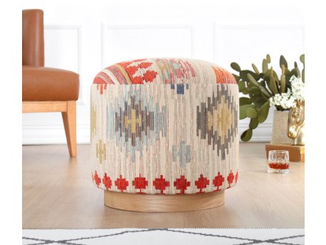 Atelier del Sofa Pouffe Ferruz Cream