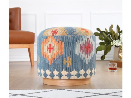 Atelier del Sofa Pouffe Ferruz Blue