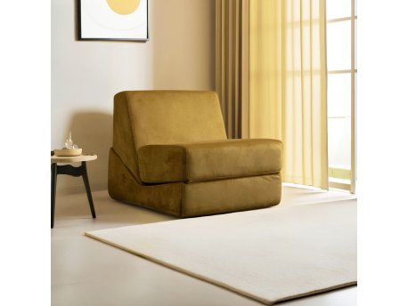 Atelier del Sofa Sofa-krevet sa 1 sedicom Origami Convertable Mustard