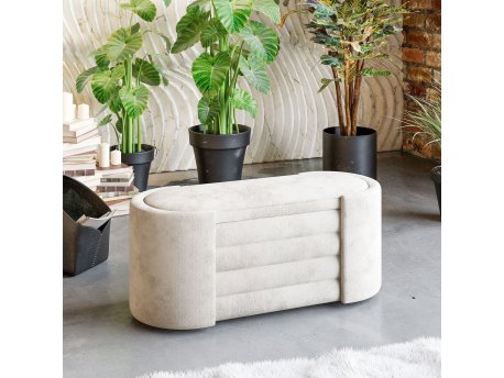 Atelier del Sofa Klupa Rosa Boxed Cream