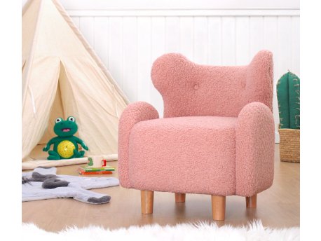Atelier del Sofa Dečija krilna stolica Juano Teddy Pink