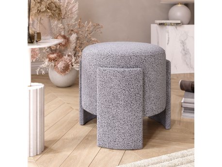 Atelier del Sofa Pouffe Ash Grey
