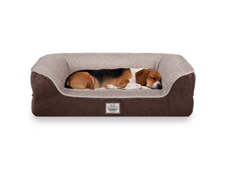 WALLXPERT Pet Bed Sezar Dog XL Brown