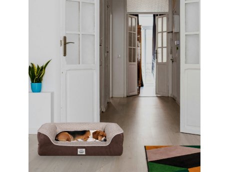 WALLXPERT Pet Bed Sezar Dog L Brown