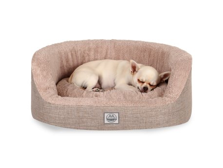 WALLXPERT Pet Bed Tobby Dog M Beige